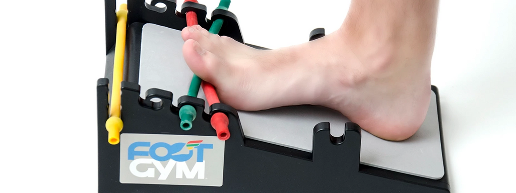 Person using The Foot Gym to stretch their foot