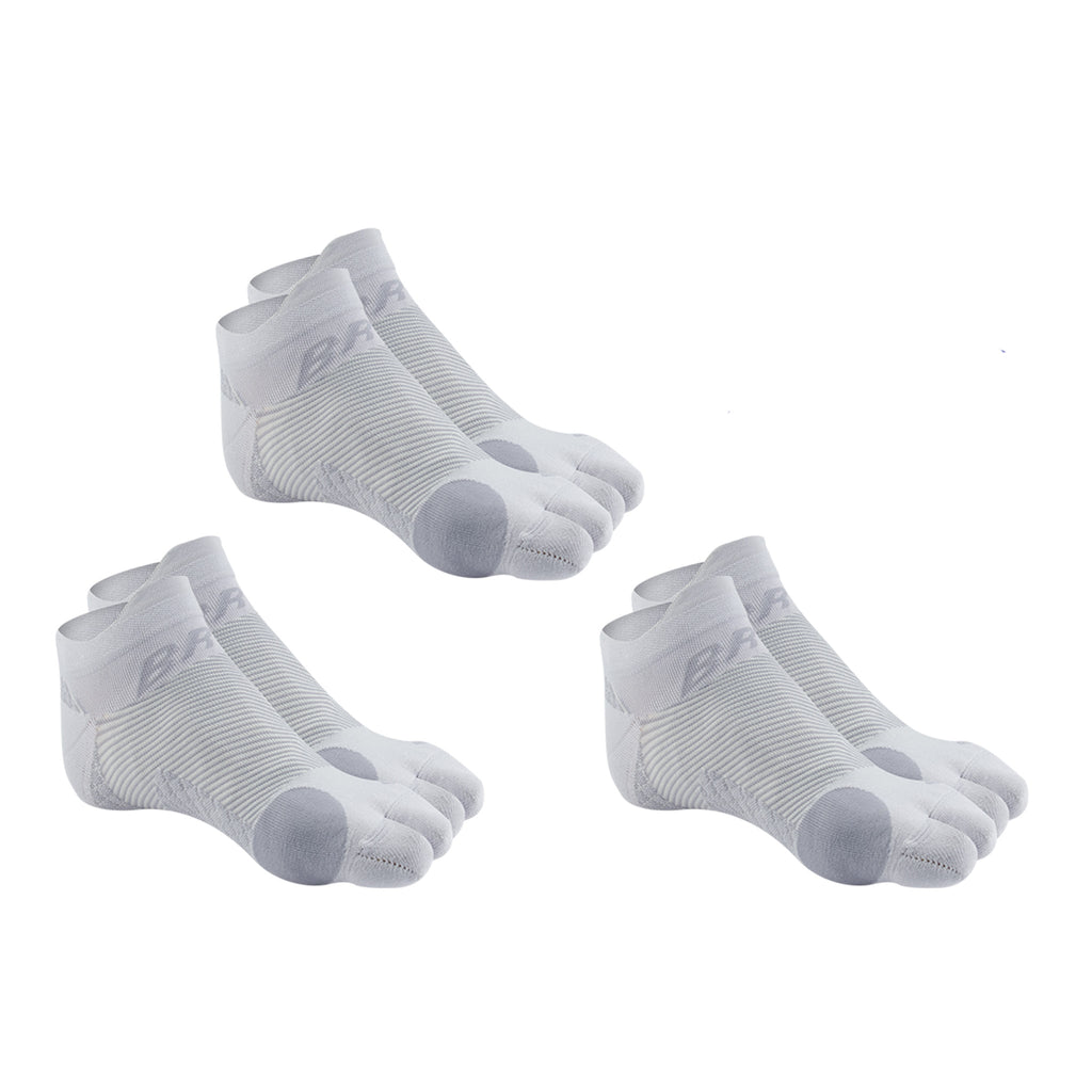 Product image of three grey bunion relief socks