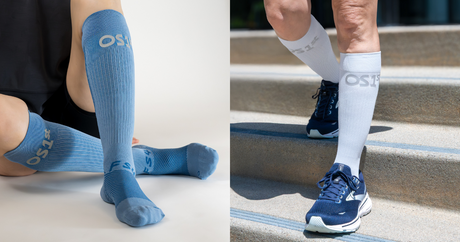 People wearing the OrthoSleeve Compression Bracing Socks