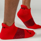 woman wearing cardinal wicked comfort socks, no show/ankle height | OS1st 