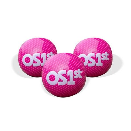 The OS1st Fresh Snaps deodorizing balls in Pink Spirals