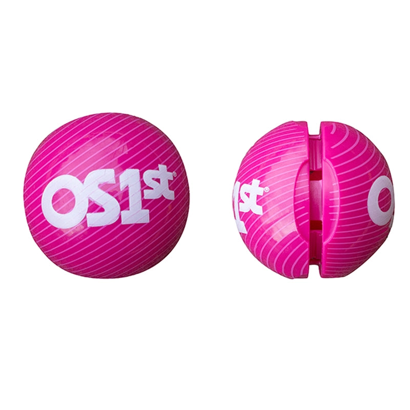 Side view of the OS1st Fresh Snaps deodorizing balls 