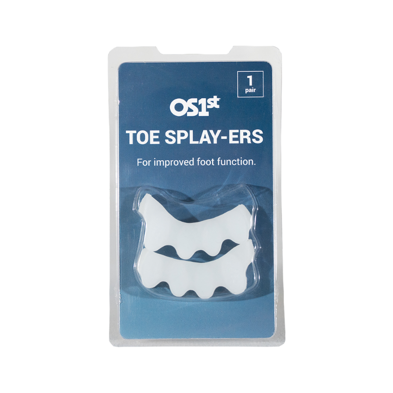 The OS1st Toe Splay-ers shown in their packaging