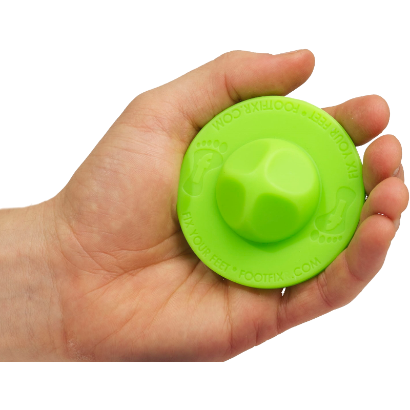 The AIRfeet Domes can be taken apart and the base can also be used for massage therapy