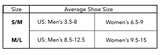 Sizing chart for Relief O2 Insoles