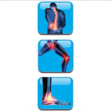 The AIRfeet Sport O2 insoles target back, hip, knee, and ankle pain.
