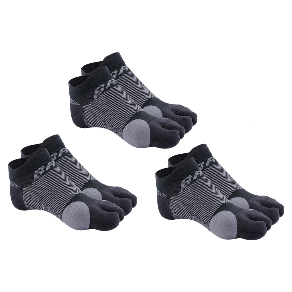 Product image of three black bunion relief socks