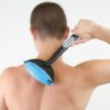 The ORoller being used for a back massage