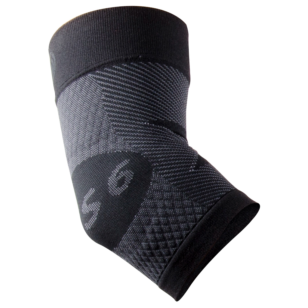 Product image of the black compression elbow sleeve