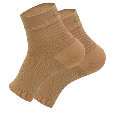 Close up product image of tan Plantar Fasciitis Sleeves