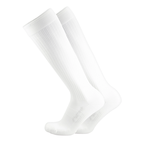 Product image of the Orthosleeve medical-grade compression socks in white