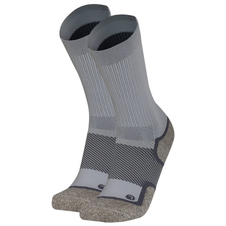 Wellness Care Diabetic and Neuropathy Non-Binding Wellness Socks in Grey Crew