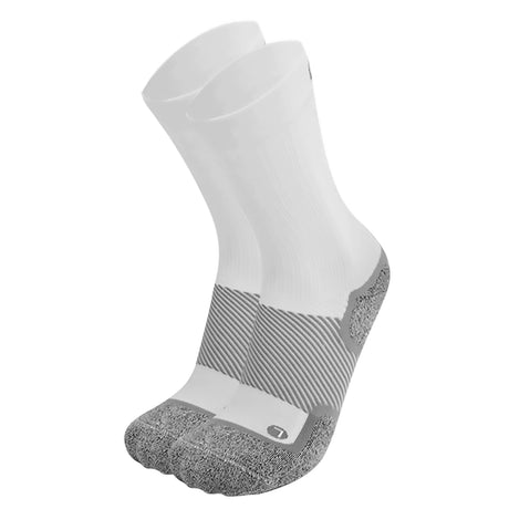 Wellness Care Diabetic and Neuropathy Non-Binding Wellness Socks in White Crew