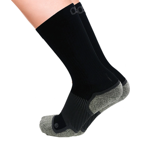 Wellness Care Diabetic and Neuropathy Non-Binding Wellness Socks in Black Crew