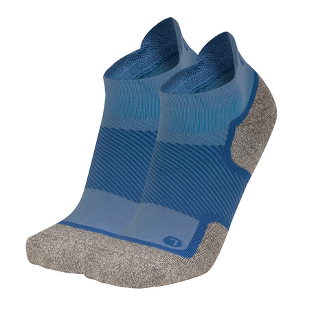 Diabetic and Neuropathy Non-Binding Wellness Socks in Steal Blue