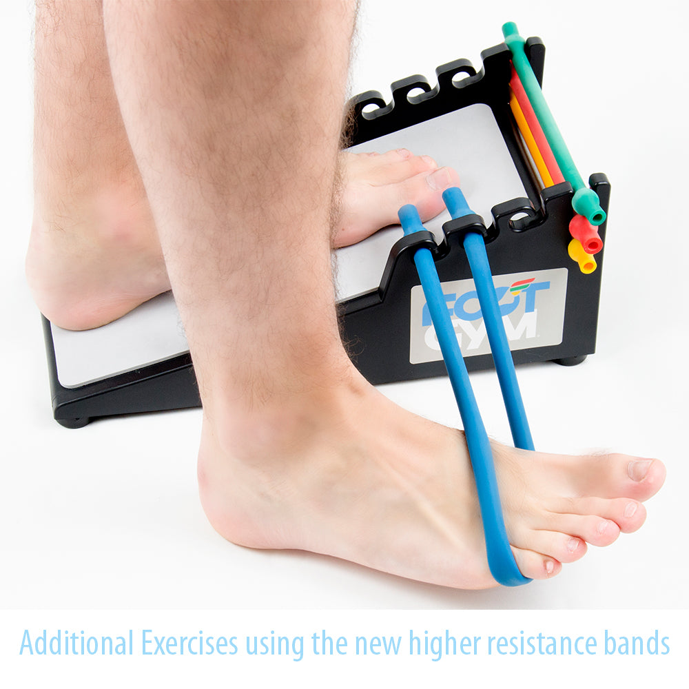 Additional exercises using the new higher resistance bands