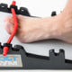 Someone using the toe flex