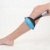 The Foot Gym Elite ORoller being used for a leg massage 